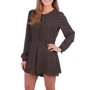 New ANTHROPOLOGIE NWT black romper jumper